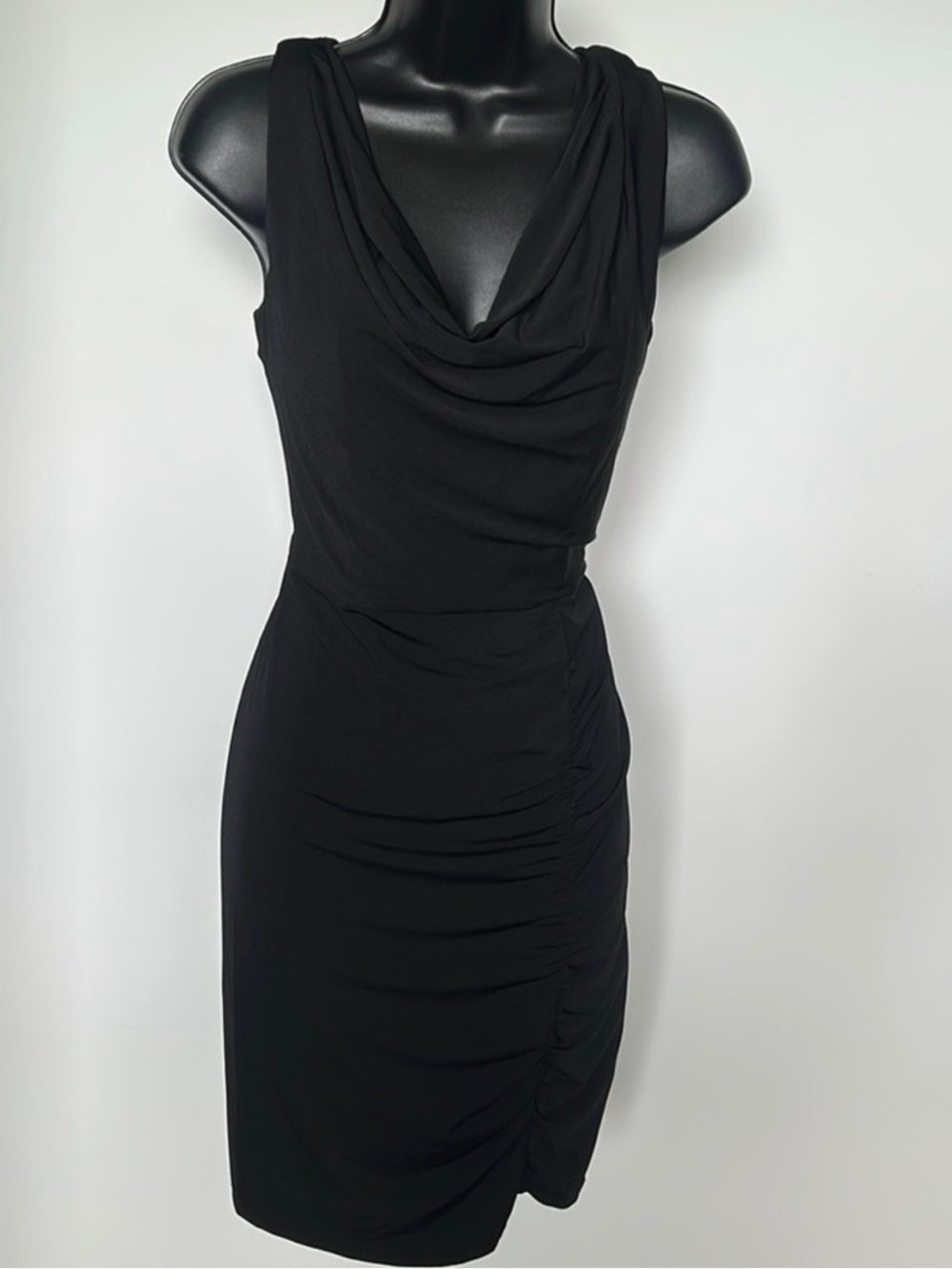 🆕 SAM EDELMAN Black Bodycon Mini Dress NWT Women’s size 8 Cocktail Party Chic - Picture 5 of 16